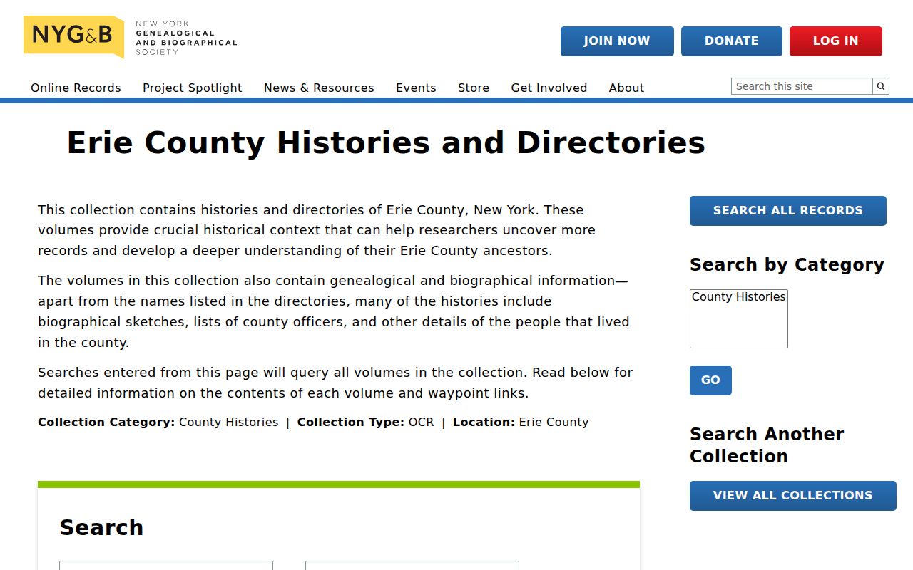 Town of Hamburg city directory research in the Erie County histories and directories digital collection